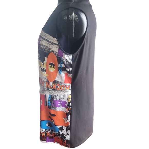 RIO Collection Colorful Graphic Sleeveless Top M - Picture 5 of 7